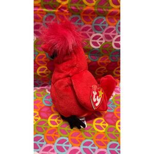 Ty Beanie Babies Bird Red Mac the Cardinal (Retired)